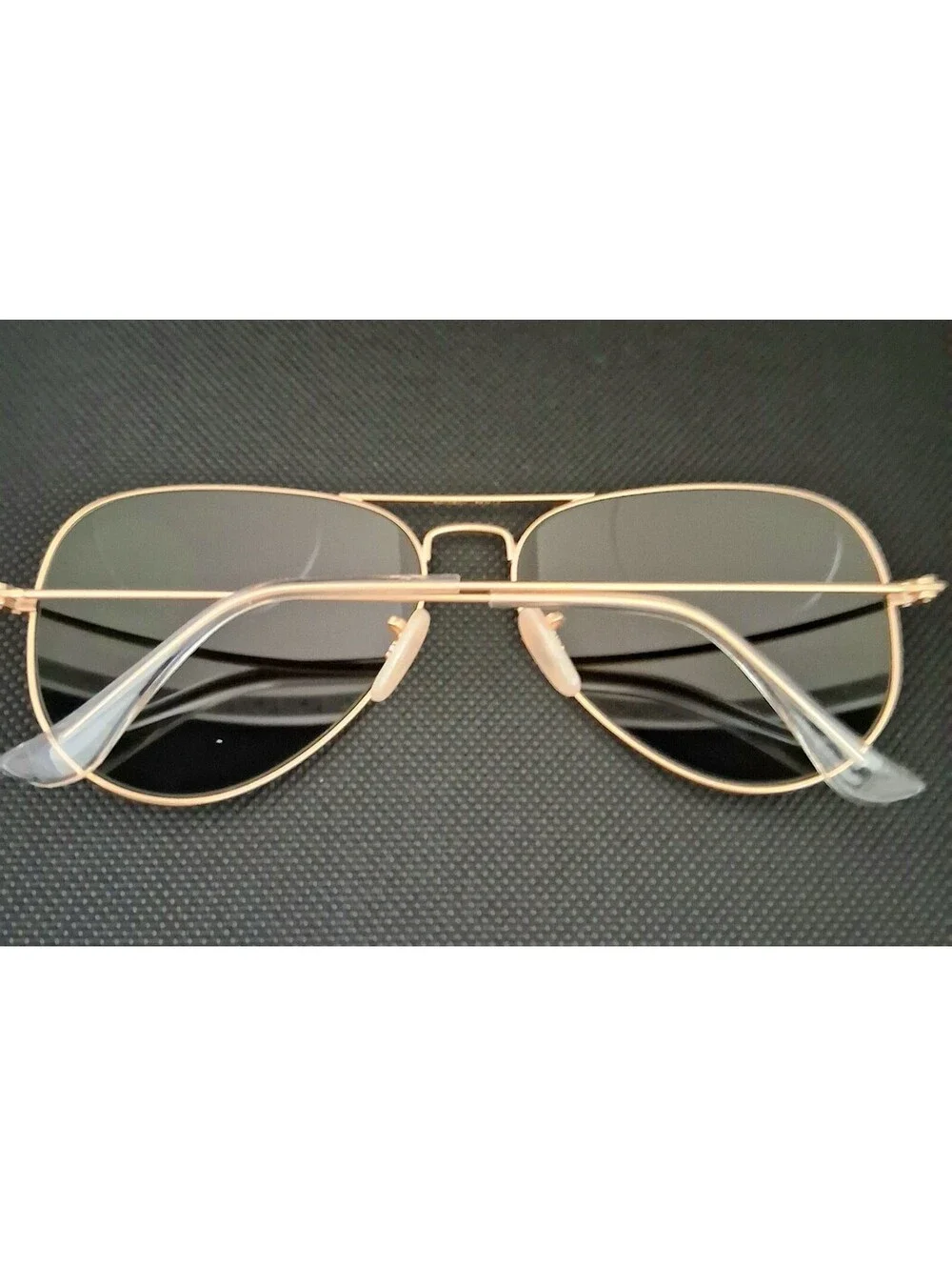 NEW Ray Ban RB3025 58mm Aviator Fire Orange Lens Gold Frame Sunglasses